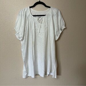 Charter club white shirt in plus size